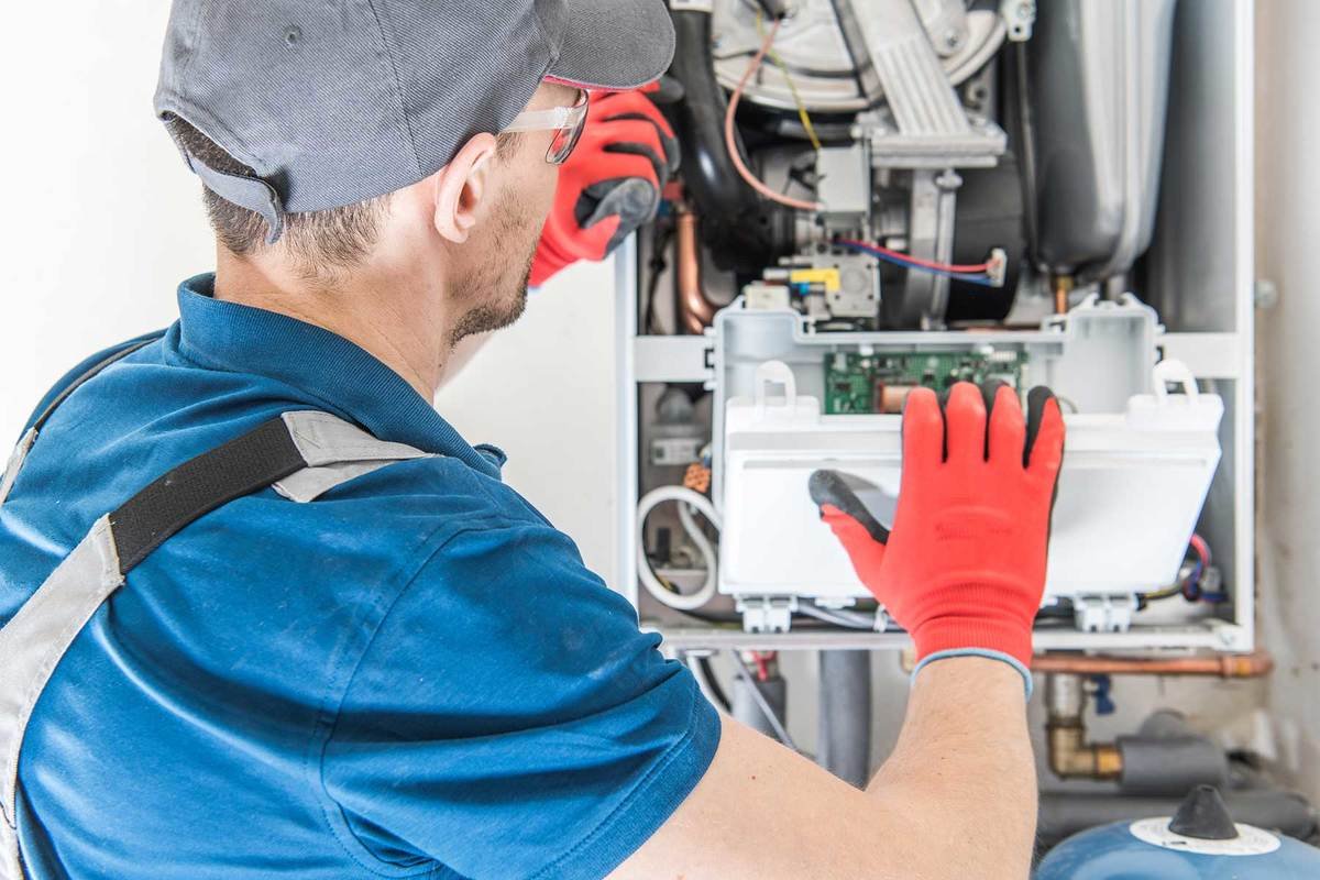 NexAir Home Services technician performing heating repairs