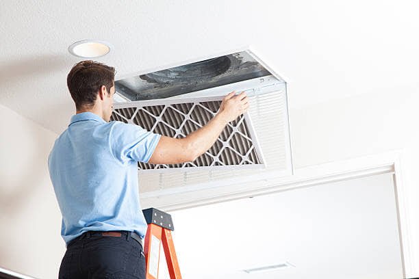 Advanced equipment removing dust from HVAC ductwork during professional cleaning