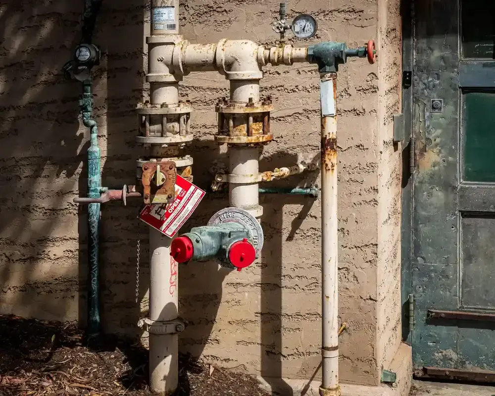Professional plumber inspecting a residential plumbing connection in Beckley, WV